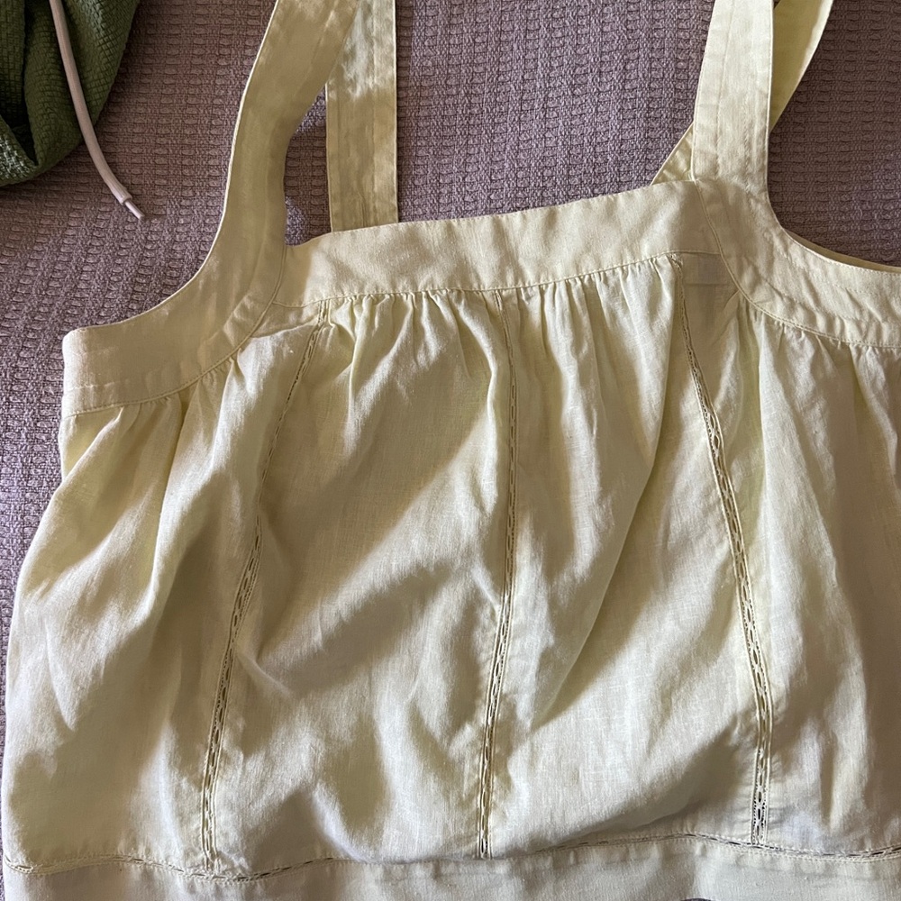 Lucky Brand Light Yellow Bra Top
